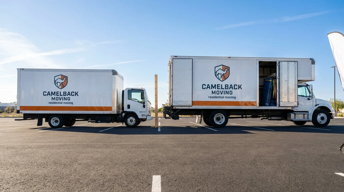 Moving truck size capacity guide in Shrewsbury
